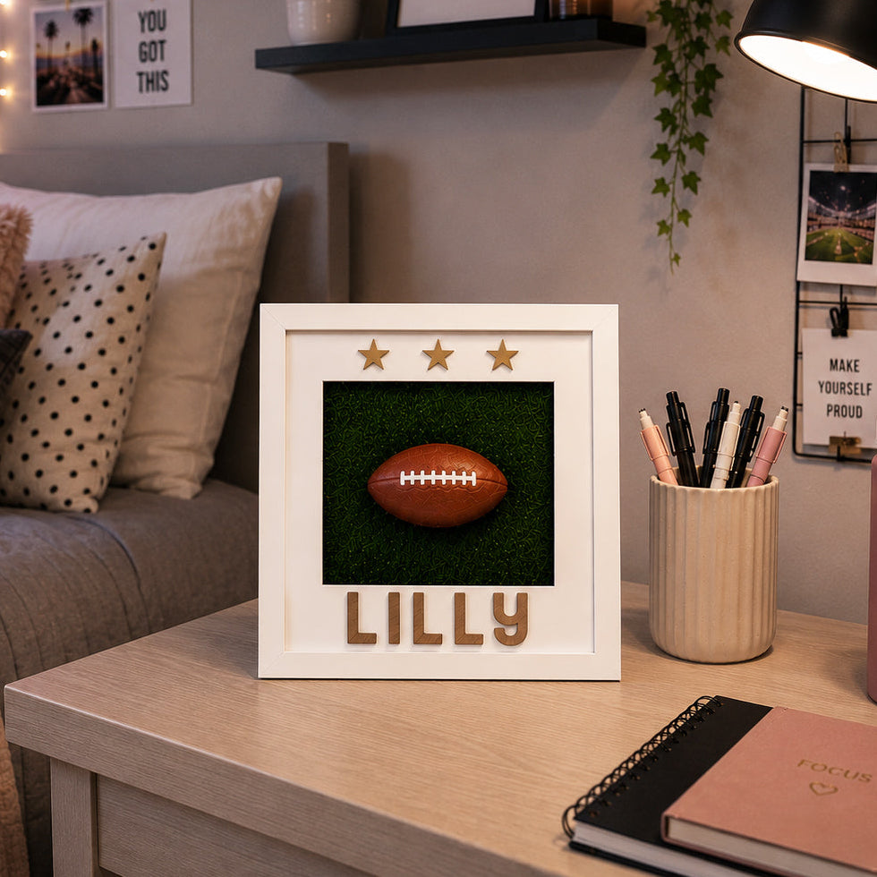 Personalised 3D Rugby Frame
