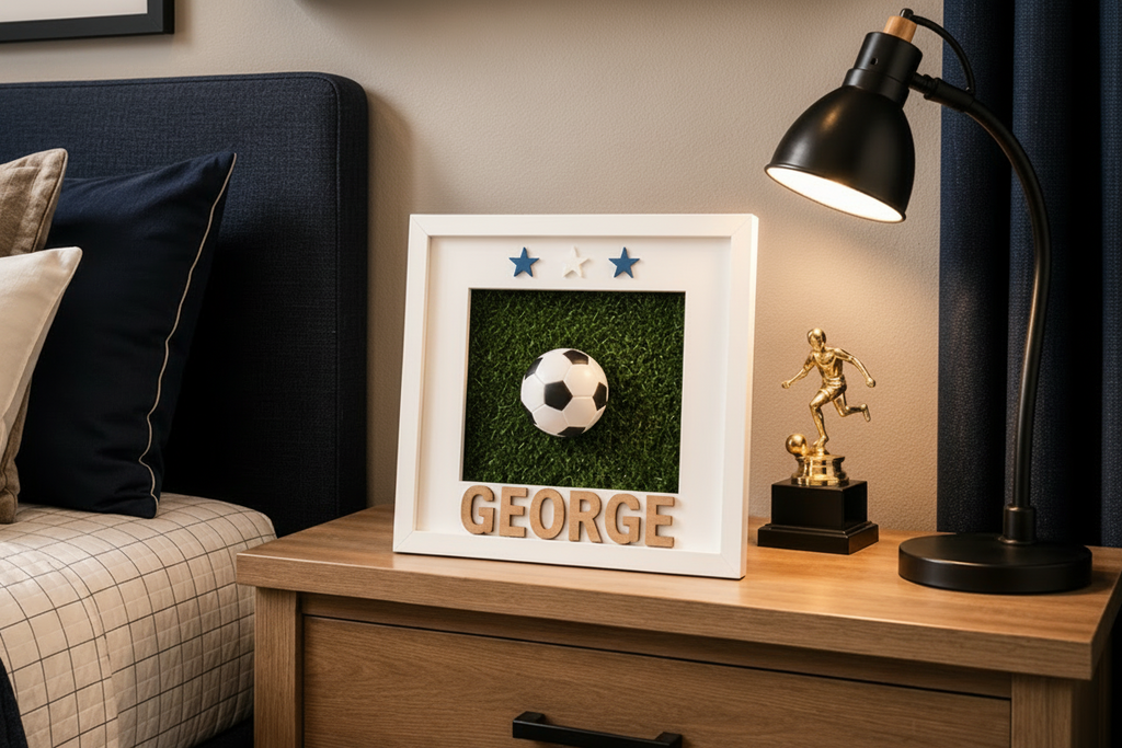 Personalised 3D Football Frame
